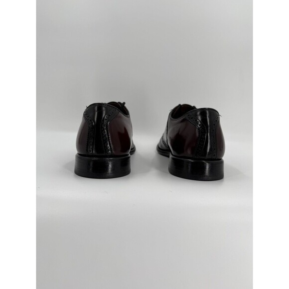 Keith Highlanders Burgundy & Black Oxford Loafers USA MADE Size 11 D Excellent C - Picture 10 of 13